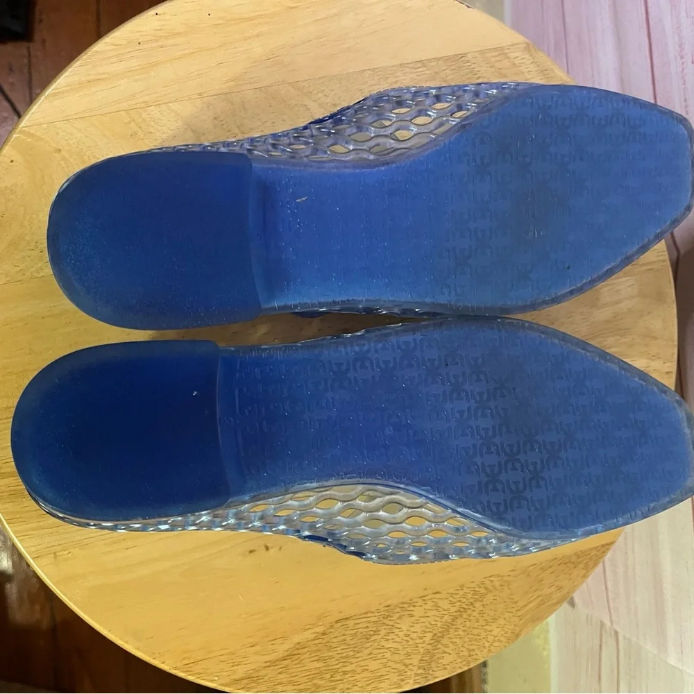 Sam Edelman Michaela Soft Blue Jelly Mary Jane Flat‎ Size 8 - Picture 9 of 10